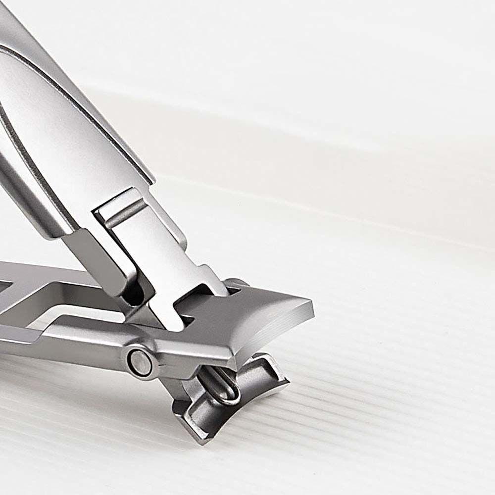 Agustina Gunting Kuku Tanpa Cipratan Stainless Steel Alat Manicure Tajam Pedicure Plier Golden Cicada Bentuk Pemangkas Kuku Jari