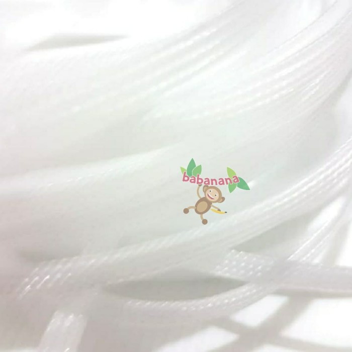 Pembungkus Kabel 6 mm Clear Cable Sleeve braided nylon