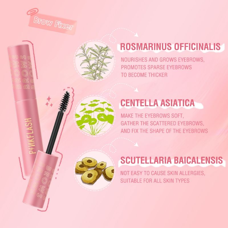 PINKFLASH EYEBROW GEL MASCARA / MASCARA ALIS