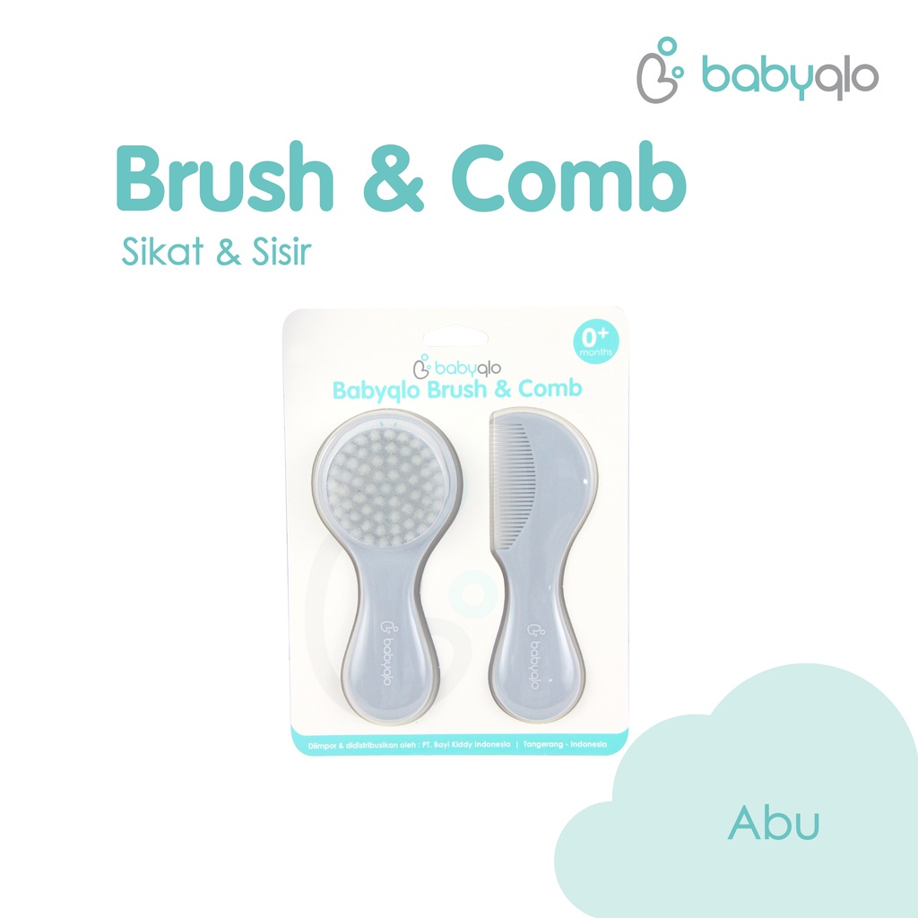 BabyQlo Brush and Comb 9016 Sikat dan Sisir Bayi