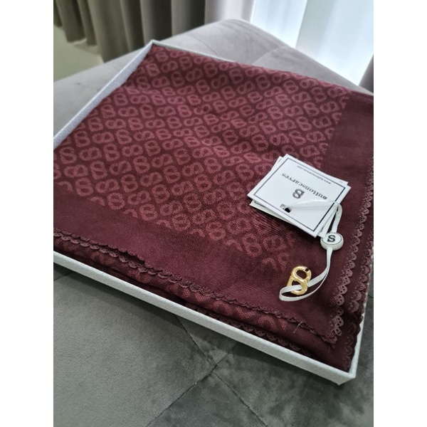 Buttonscarves Voal Tapis Square Spiced Apple