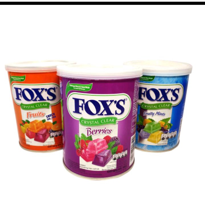 

Permen FOXS Tin Crystal Clear Candy Kaleng 180 gr parcel lebaran hadiah