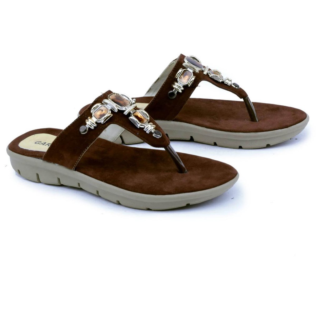 PROMO Sandal Flat Kasual Wanita - GSK 8550 Produk Asli - Garsel Shoes