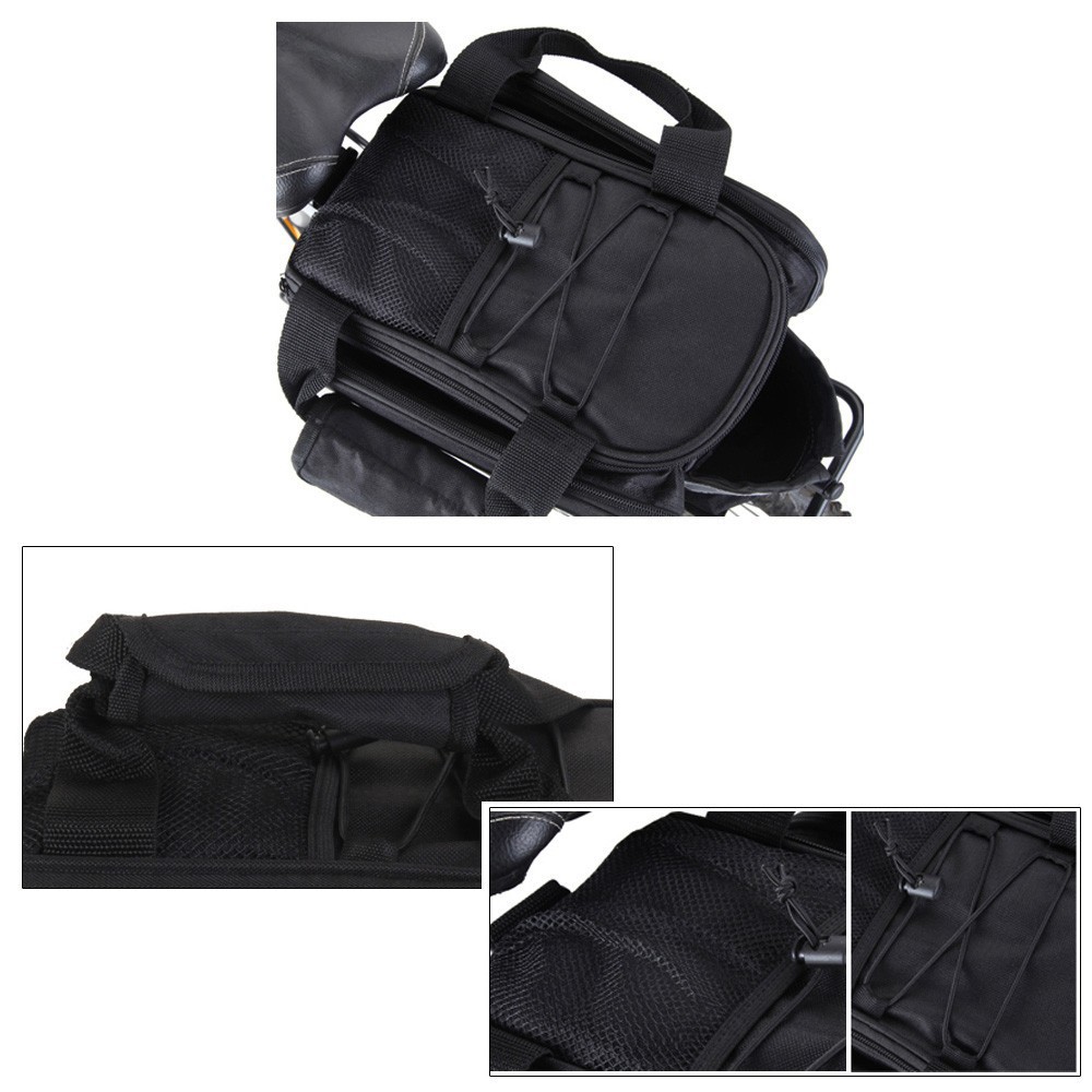 Tas Sepeda Touring - Tas Sepeda - Roswheel Tas Sepeda Bicycle Rear Carrier Bag 600D Polyester 8L