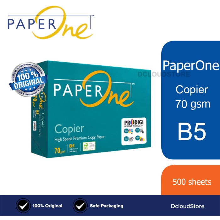 

Kertas HVS B5 70 Gram Paper One Copier