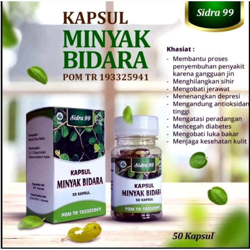 Kapsul Minyak Daun Bidara Sidra99Isi Perbox : 50 Kapsul