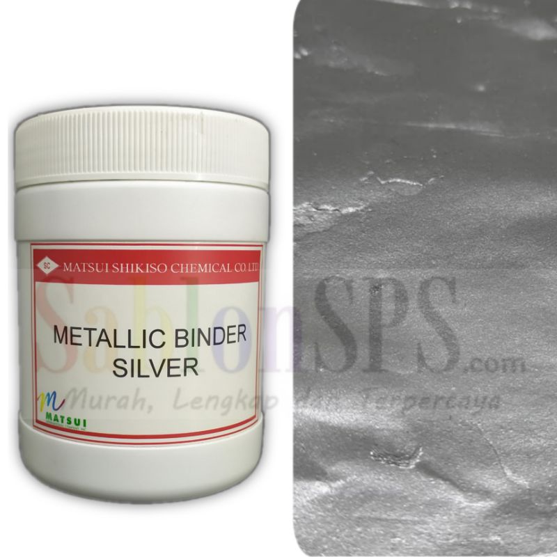 TINTA SABLON MATSUI METALLIC BINDER SILVER 500GR