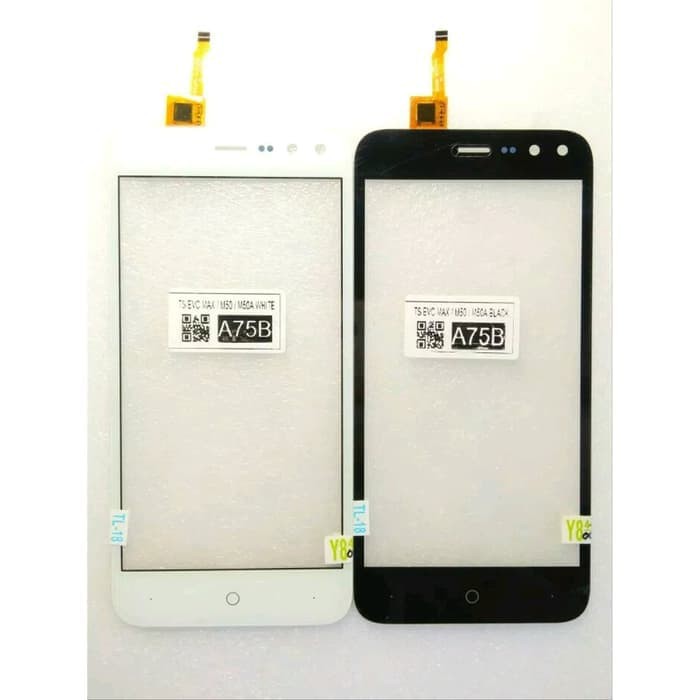 TOUCHSCREEN TS EVERCOSS M50 A75B MAX M50A PUTIH
