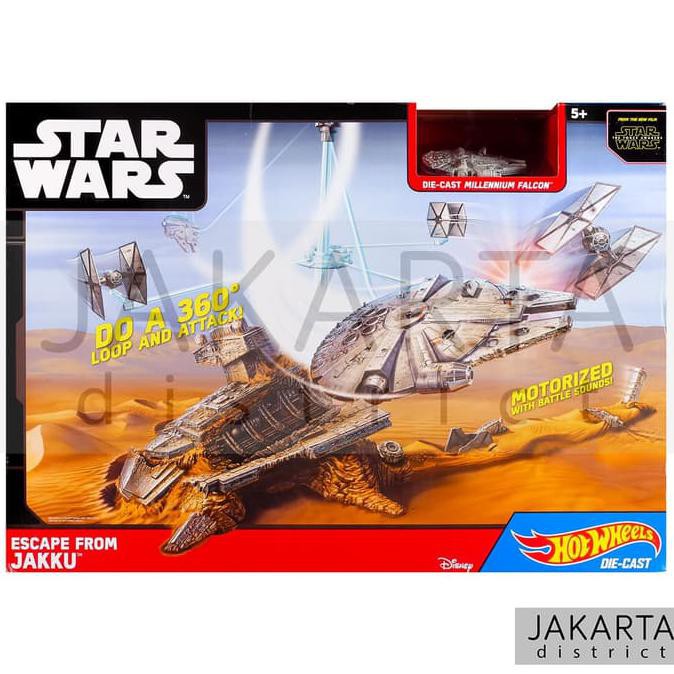 star wars escape from jakku hot wheels