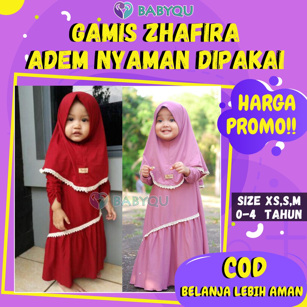 GAMIS BAYI  BAJU  MUSLIM  ANAK PEREMPUAN SYARI Shopee  Indonesia