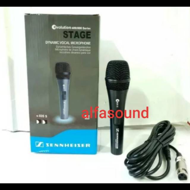 Mic Microphone Kabel Sennheiser Mik E835S E 835S E 835 S E835 S switch