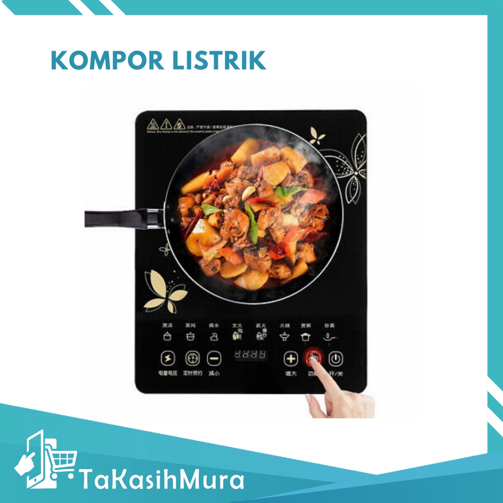 Peskoe Induction Cooker Touch Control Kompor Listrik Portable Induksi