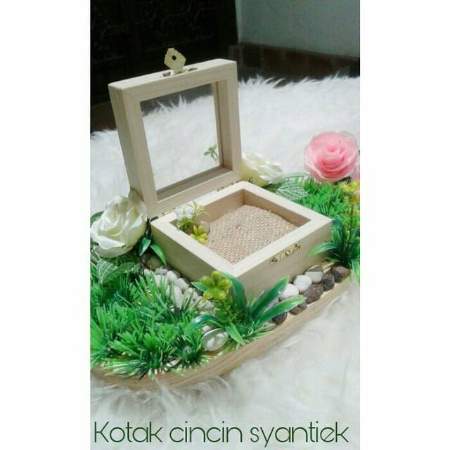 Kotak cincin pernikahan wedding box kotak lamaran seserahan mas kawin mahar pernikahan kotak lamaran
