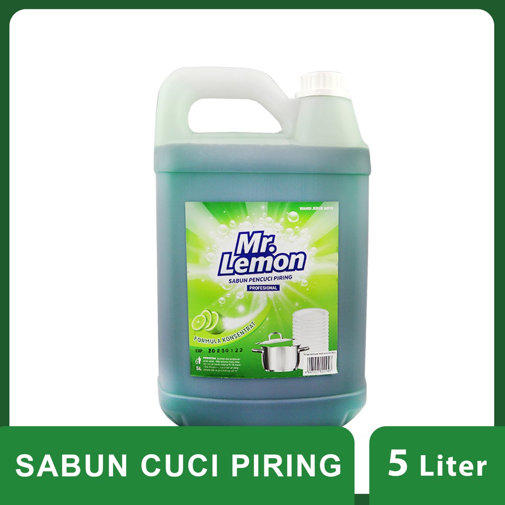 Sabun Cuci Piring Cair Mr Lemon 5L