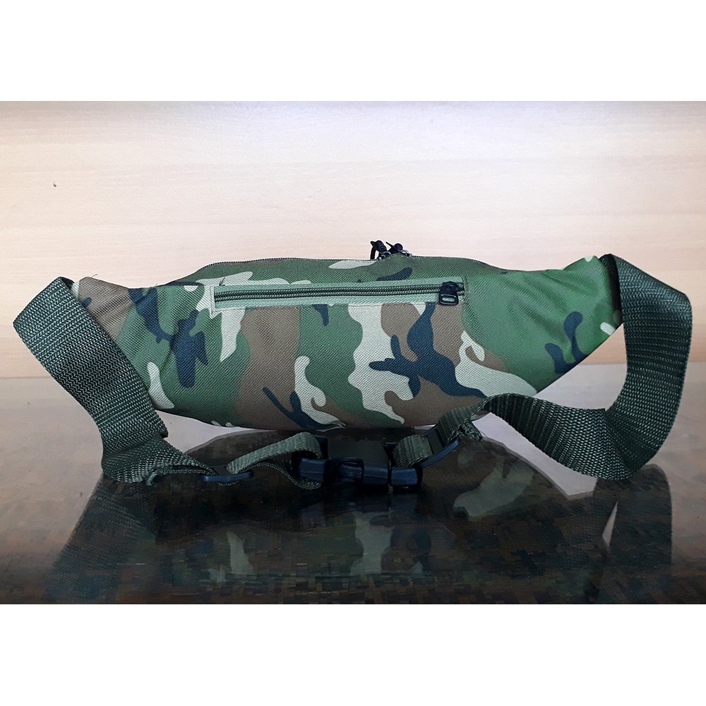 Tas Pinggang Pria Army Waistbag Cowok Loreng Soren Cowo Tas Selempang Laki laki