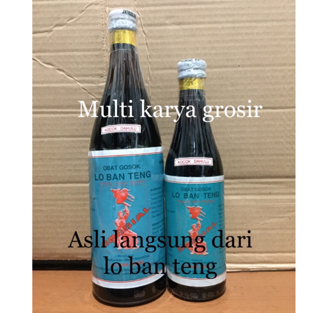arak gosok lo ban teng lobanteng Special ada isi ramuan obat 320ml