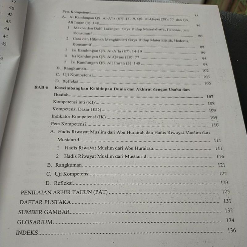 ORI buku teks siswa Al Qur'an hadits k13 kemenag untuk SMP/Mts kelas 8 edisi terbaru