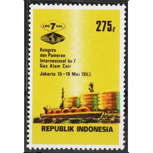 

Perangko Filateli E30 Indonesia MNH 1v 16.05.1983 7th Int. Liquified Natural Gas Conf.