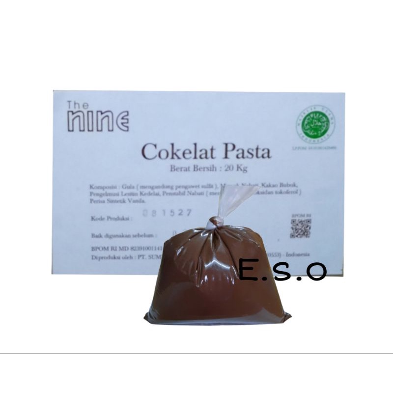 

selai coklat the nine 250gr repck - coklat pasta nine