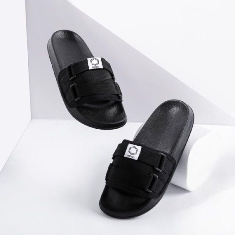 BENZY CROSS Slide Sandal/ Sendal Flip Flop / Slide Slip on / Slippers / Slop / Ringan / Sandal Strap