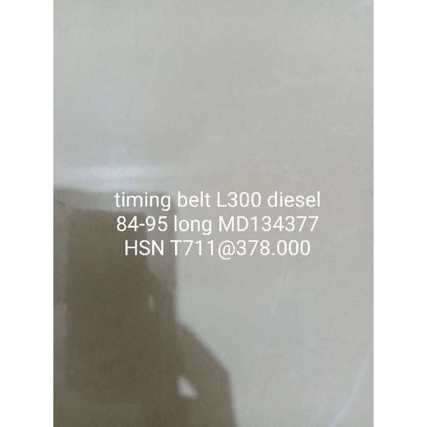 timing belt L300 diesel L038 long 84-94 MD134377 HSN T711 merk gates asli thailand