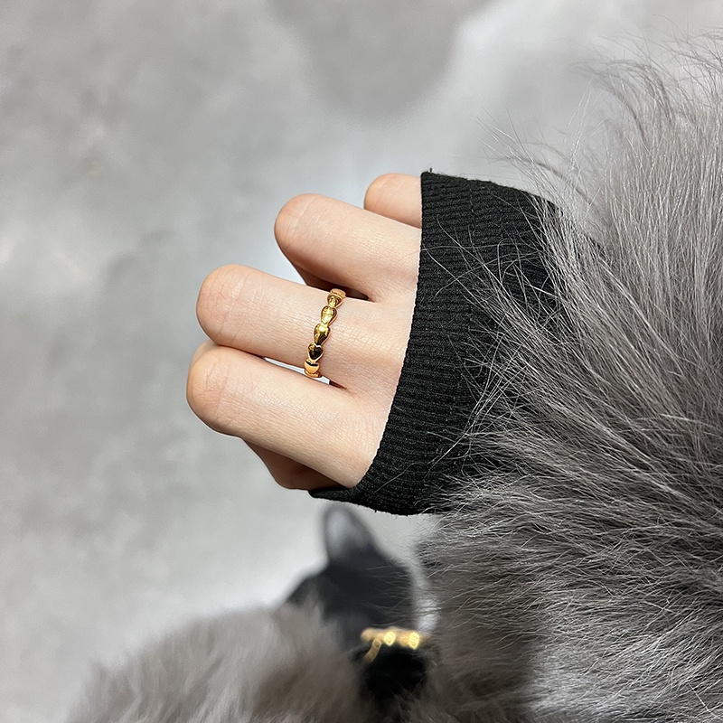 Cincin Bentuk Hati Gaya Korea