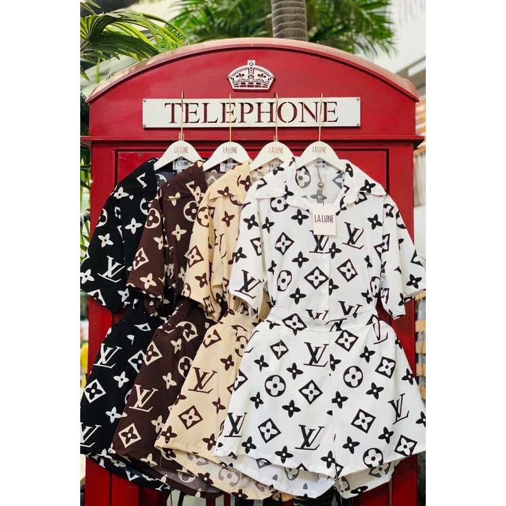 SETELAN LALUNE PANJANG &amp; PENDEK MOTIF ELVI 100% ORIGINAL IMPORT BANGKOK