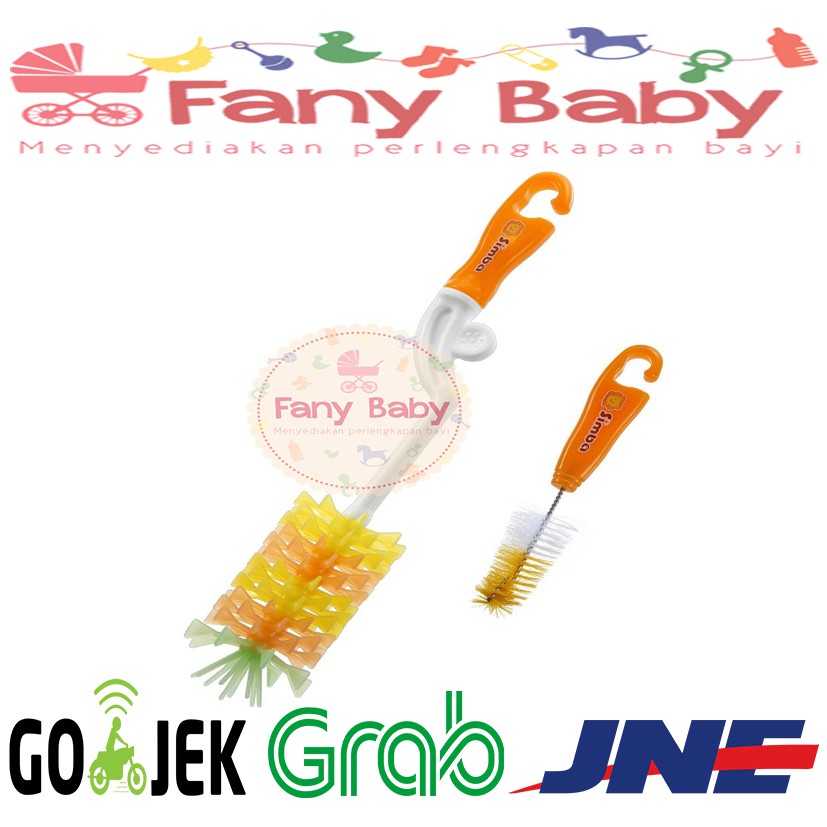 Simba Sikat Botol Dot Bayi Silicone Rotary Bottle Brush1415