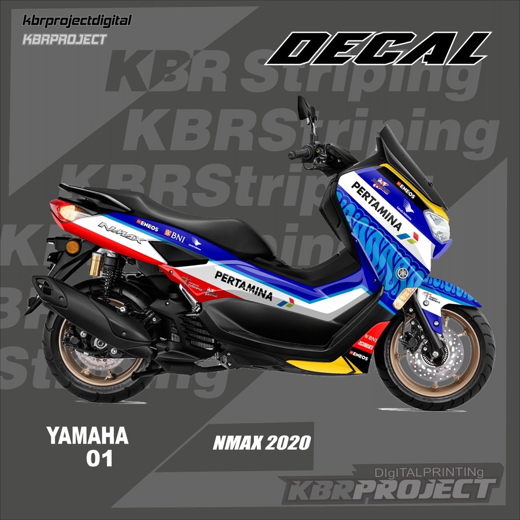 [COD] Stiker NMAX 2020 DECAL striping NMAX 2020  motor YAMAHA motor sticker variasi Racing 01