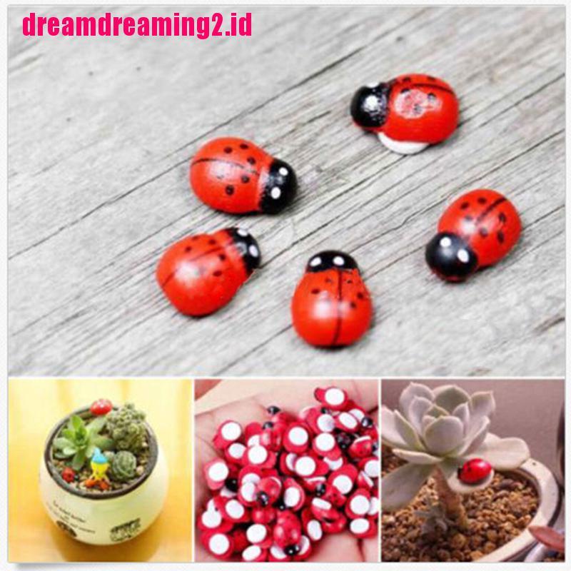 （✔✔❤Ornamen Kumbang Kepik Mini Untuk Dekorasi Pot Tanaman