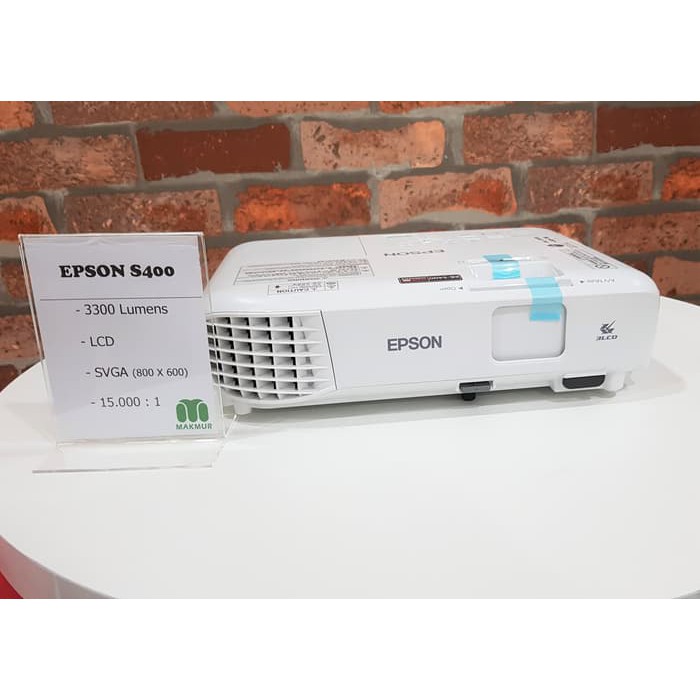 Diskon PROYEKTOR EPSON EB S400 LCD 3300 LUMENS PROJECTOR INFOCUS MURAH