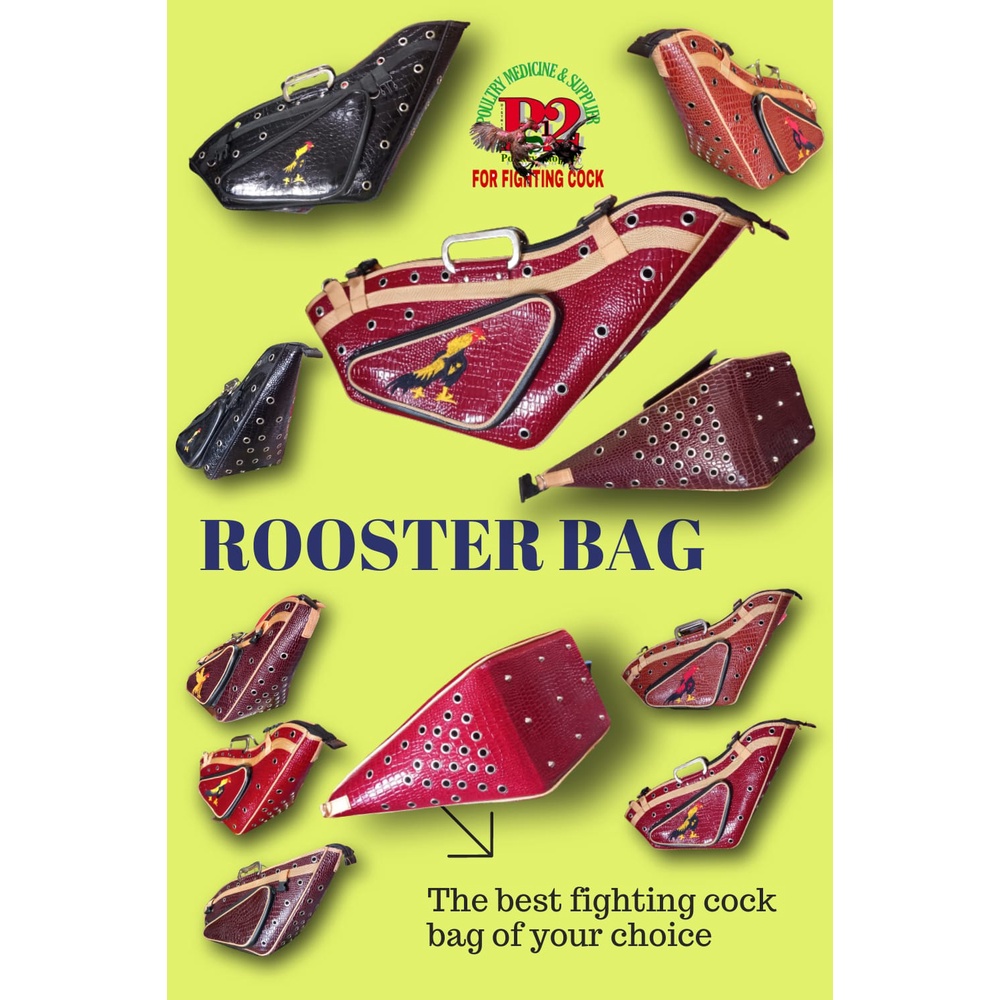 TAS ROOSTER BAG TAS AYAM ADUAN/ TAS AYAM KULIT TAS JAGO BAHAN KULIT SINTETIS