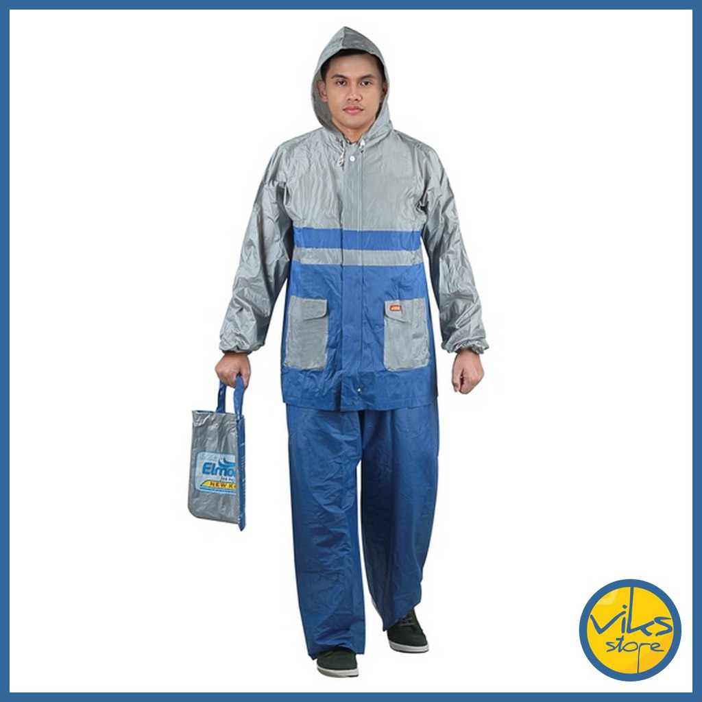 Jas Hujan Pria Wanita Dewasa Unisex Anti Air Anti Tembus Jas Hujan Mantel Tebal Pvc Karet Sepeda Motor