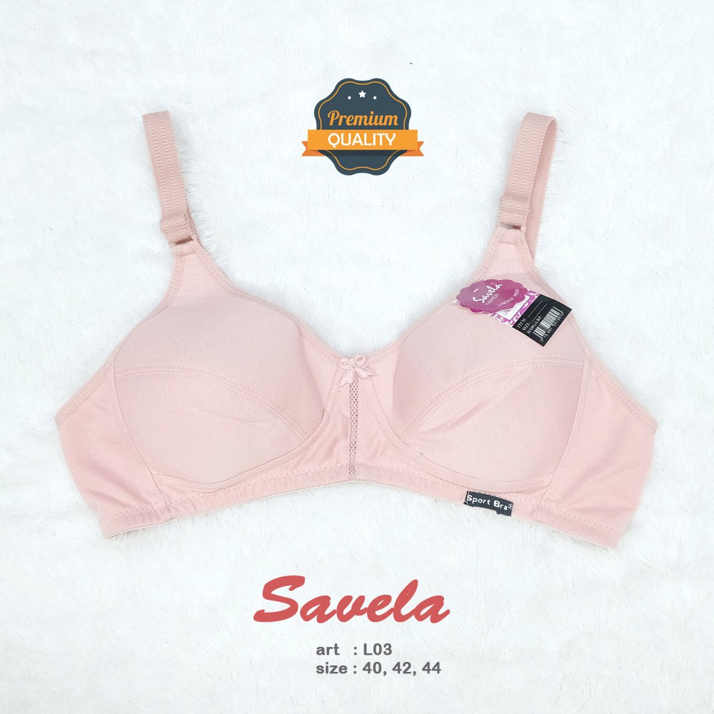 Sport Bra CUP Besar Kait 3 / BRA Size Besar MURAH / NON BUSA, NON KAWAT / SAVELA / UKURAN 40 42 44