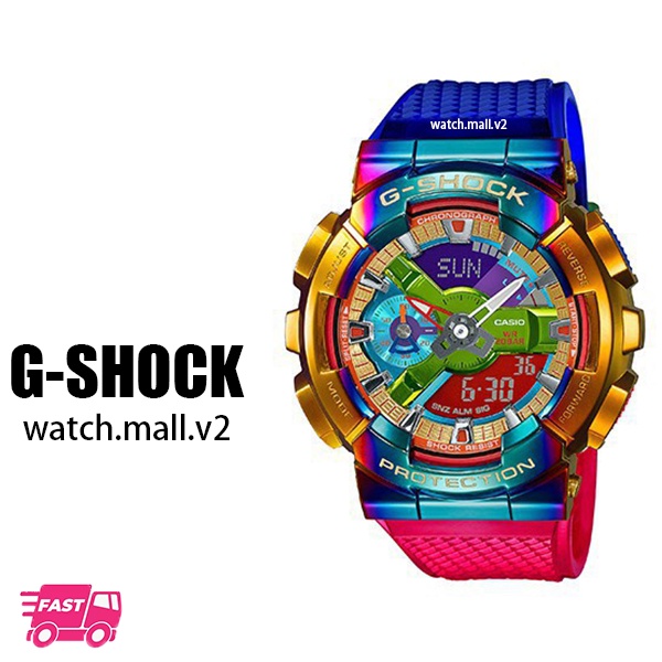 G-SHOCK Jam Tangan Pria Steel Heart Limited Sports Metal Case GM-110-1A Waterproof Sport Watch