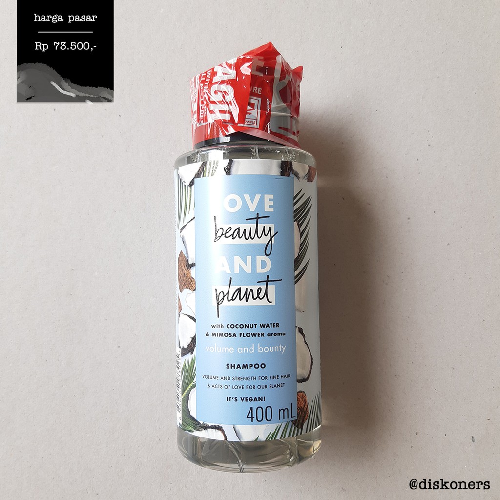 Love Beauty and Planet Coconut Water & Mimosa Flower Shampoo