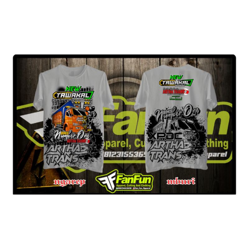 kaos truk new tawakal 3