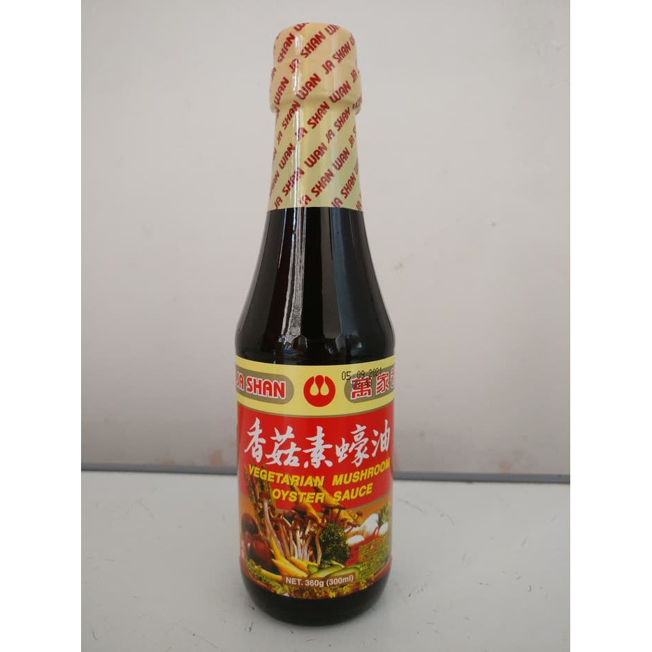 

FO218 Saus Tiram Vegetarian Mushroom Oyster Sauce Wan Ja Shan 300 ML