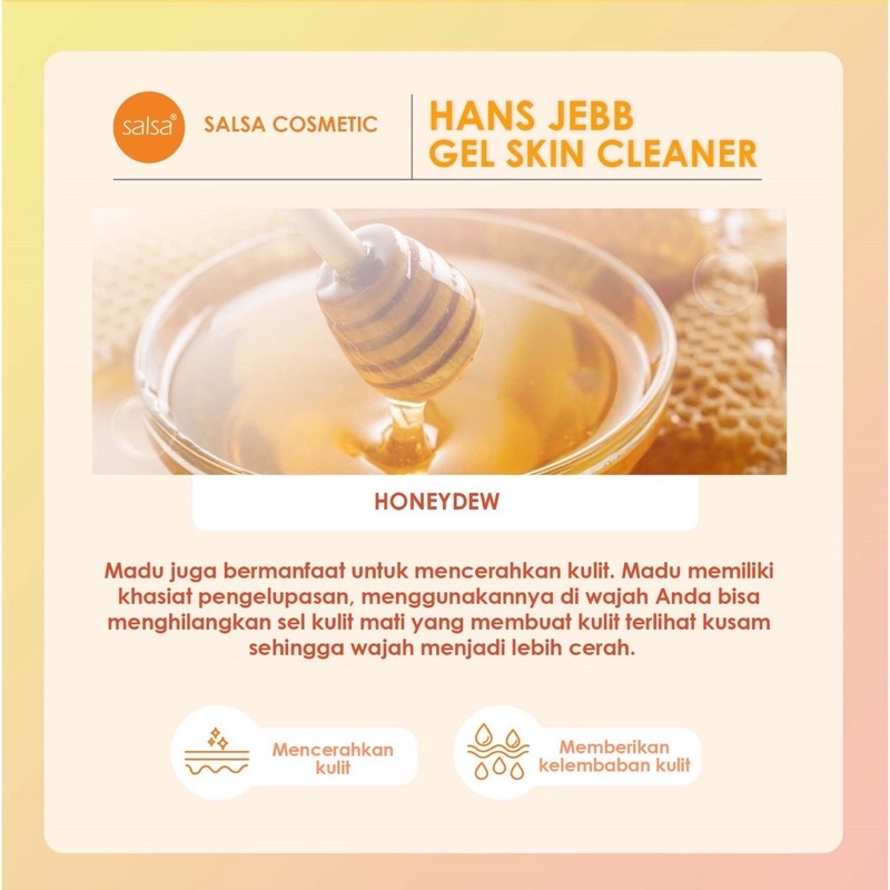 SALSA Hans Jebb Peeling Gel - Perontok Daki dan Ketiak Hitam 110gr