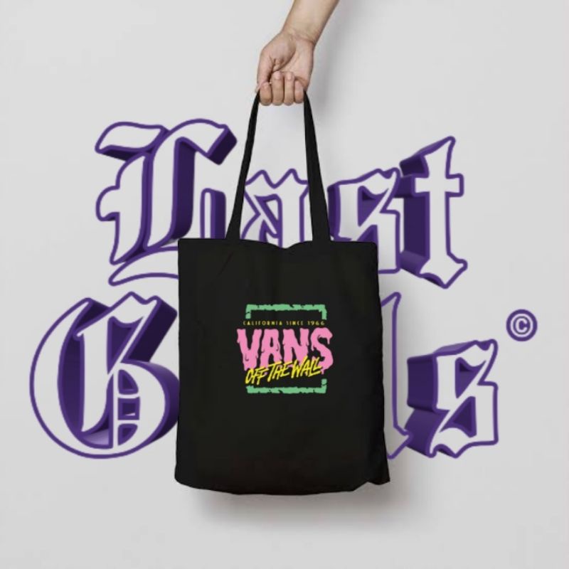 tote bag VANZ / tote bag resleting / tote bag pria / tote bag wanita / tas tote bag distro / totebag