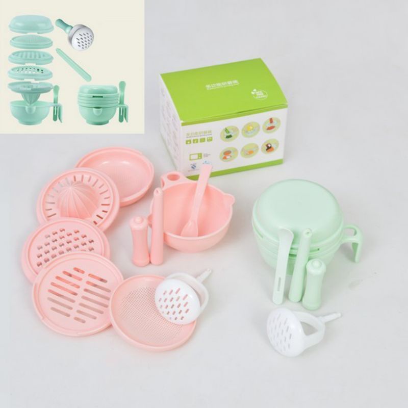 [rumahbayipdg] Baby food maker 10in1 grinding set alat perlengkapan MPASI