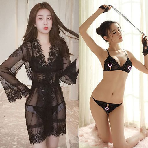 Honesty-073 Lingerie Seksi Baju Tidur Renda Piyama sexy Pakaian Dalam Seksi