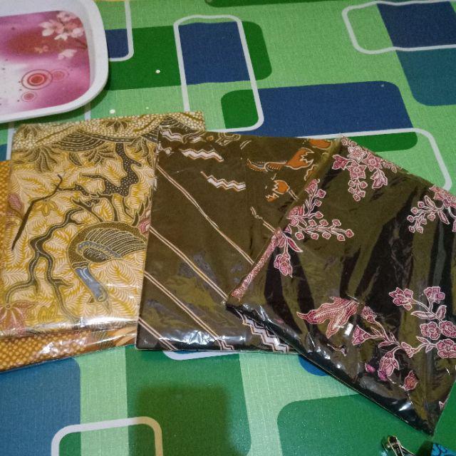 Atasan Batik Dolby Dolbi Dobby Doby Tenun Sutra Tulis Halus Katun Atbm Baron ,sarombit Atasan