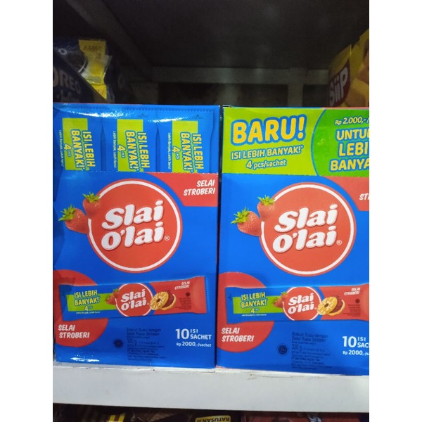 

Slai Olai Box isi 10 kemasan 2000