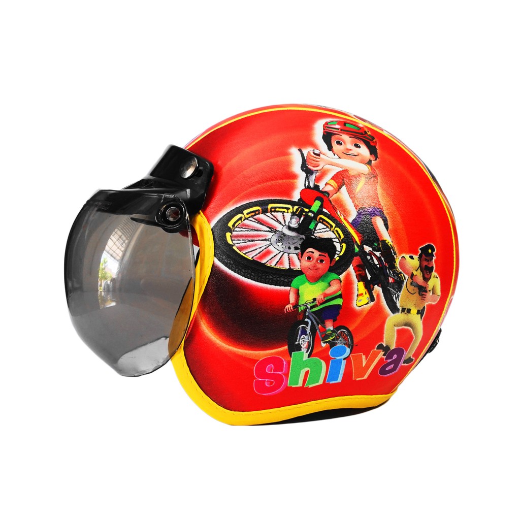 Helm Anak BOGO SHIVA Murah / Helmet Non SNI / Helm Karakter Kartun Lucu / Helm Anak Cowok Laki Laki 3 4 5 6 7 Tahun