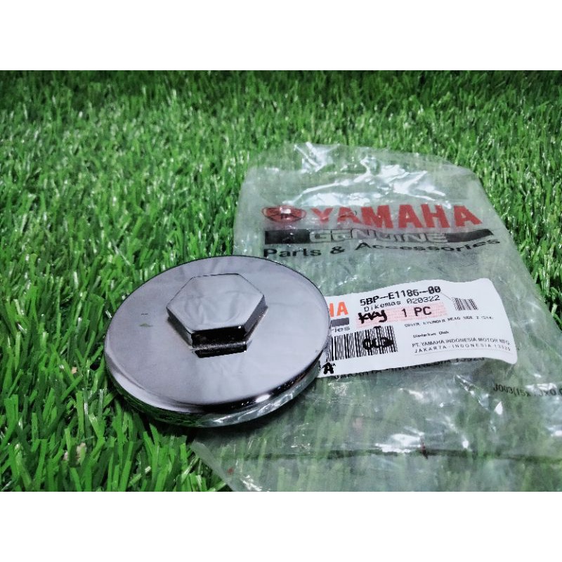 Tutup Klep Scorpio Original Chrome