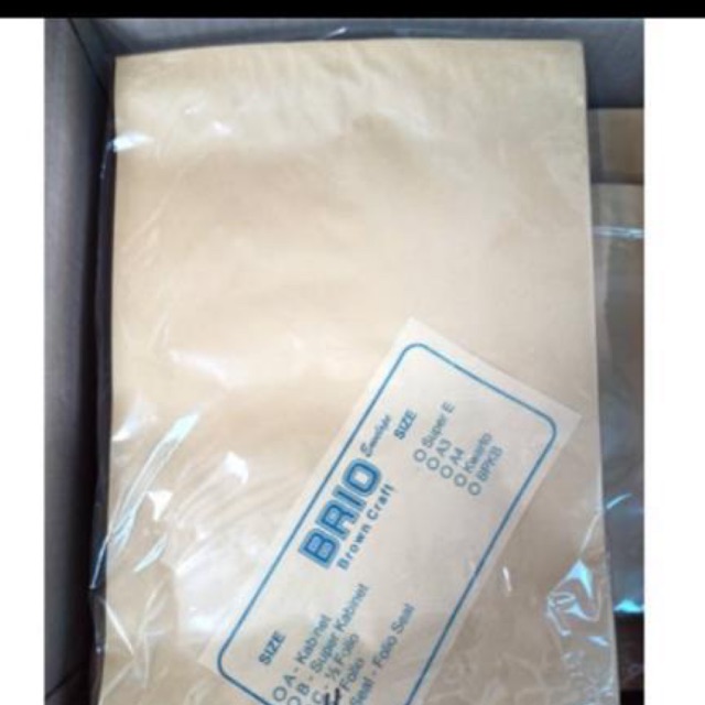 

Amplop Coklat Murah Merk Brio Ukuran A3