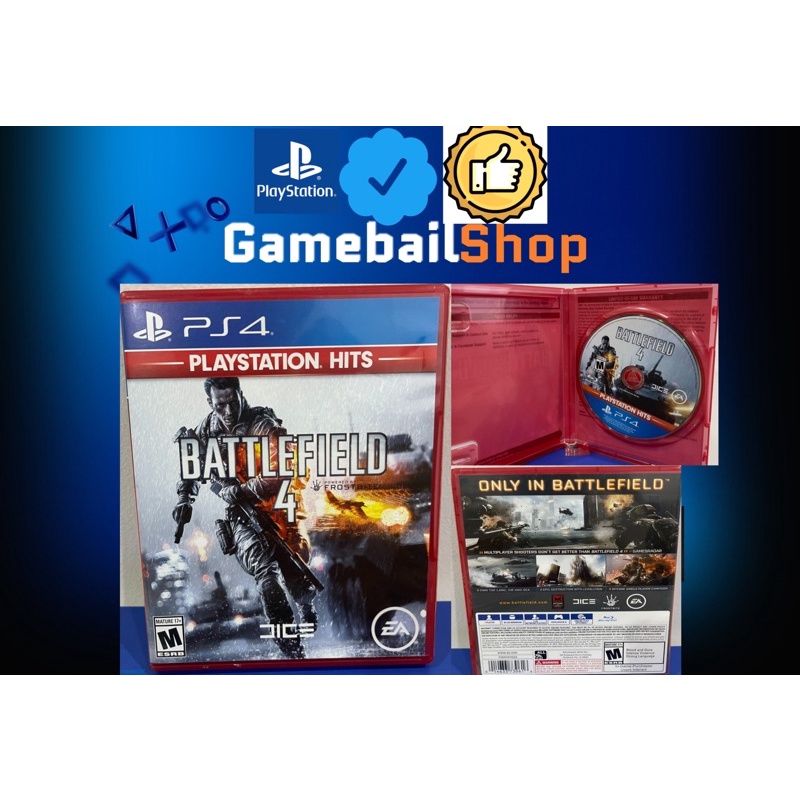 PS4 Game - Battlefield Hardline BF Hard Line ( Reg 3 Asia / English ) KASET GAME BD PS3 FISIK