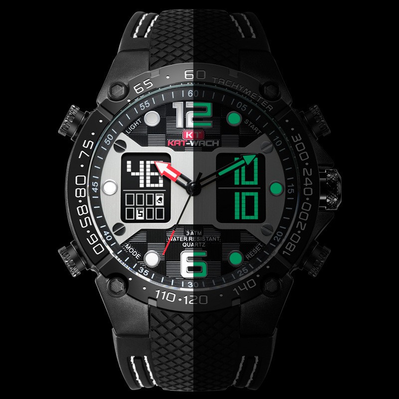 KAT-WACH KT717 Jam Tangan Pria Digital Analog Anti Air WATCHKITE WKOS