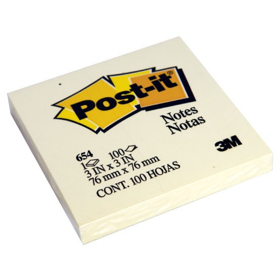 

Post It Sticky Notes Memo Polos 654 - 3M MURAH!